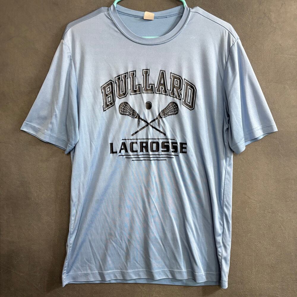 Sport-Tek Bullard Lacrosse Performance T-Shirt Blue Men’s Medium Athleisure